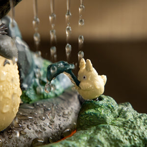 مجسم نافورة البونساي الفاخرة تصميم شخصية توتورو - حصري من متجر استوديو جبلي