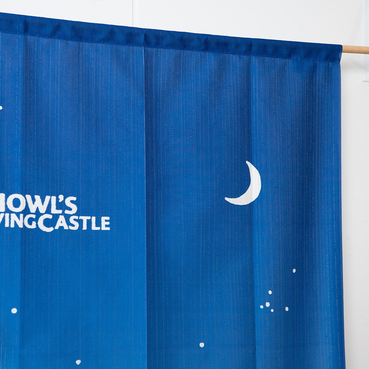Howl's Moving Castle Moonlit Night Noren Fabric Divider