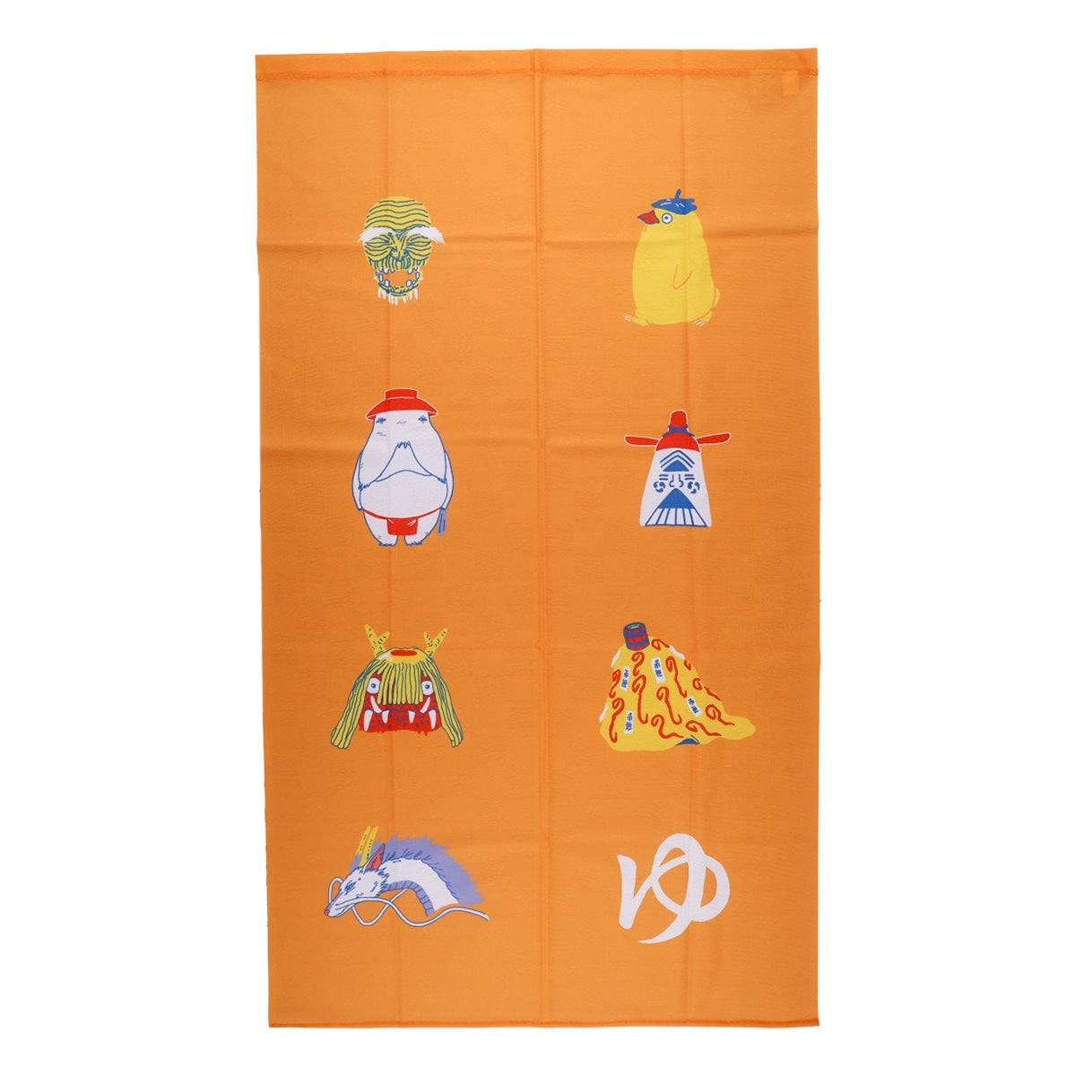 Spirited Away Noren Lucky Yellow 85 x 150cm Fabric Curtain