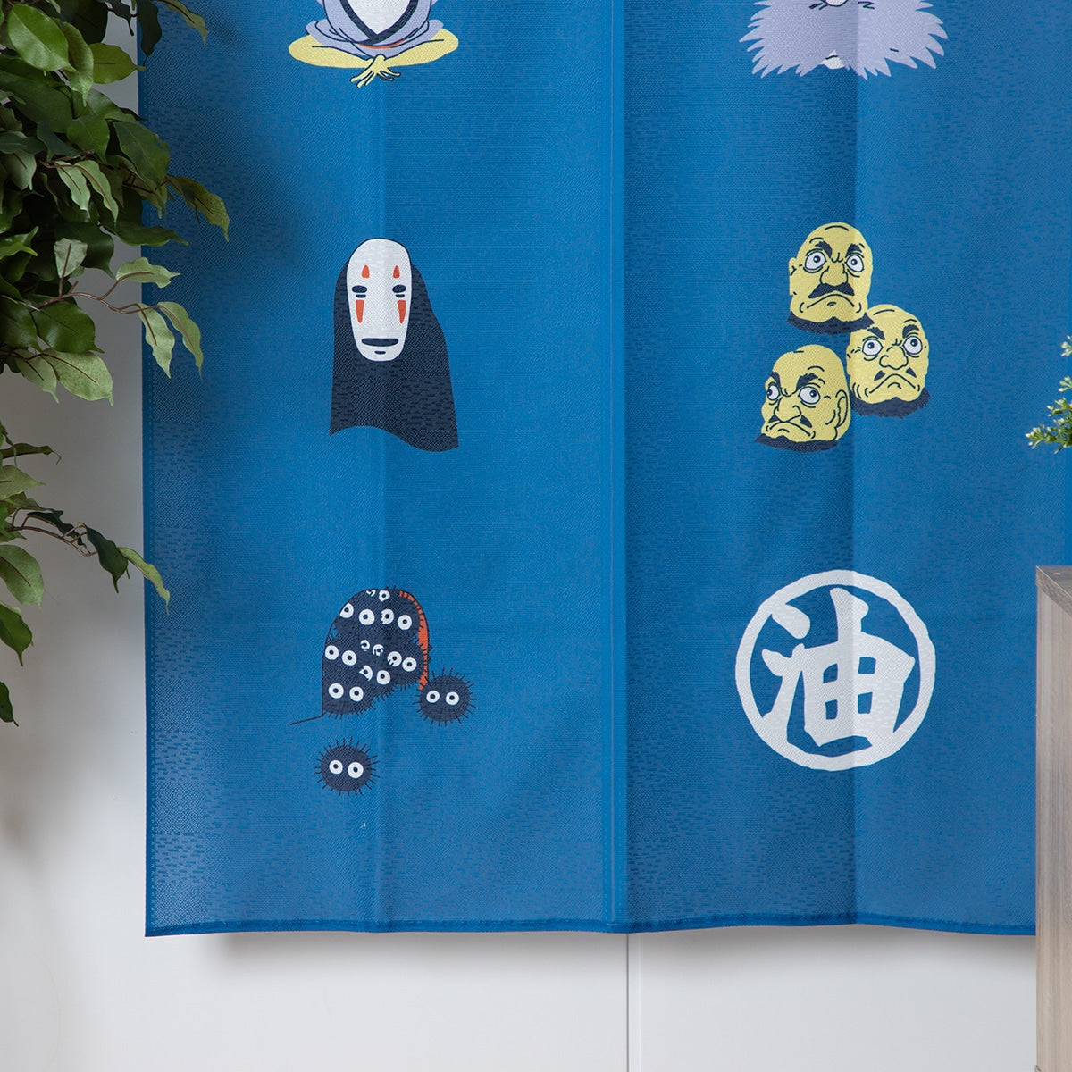 Studio Ghibli Spirited Away Noren Curtain Kissho Blue 150cm