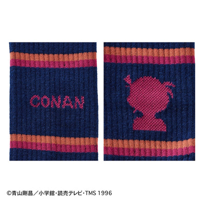 Detective Conan Crew Length Socks for Women Playful Design