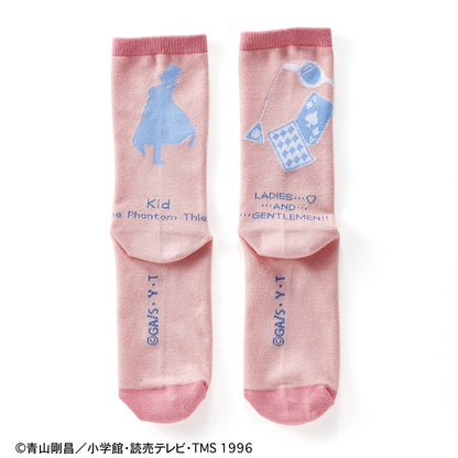 Detective Conan Crew Length Socks for Women Playful Design