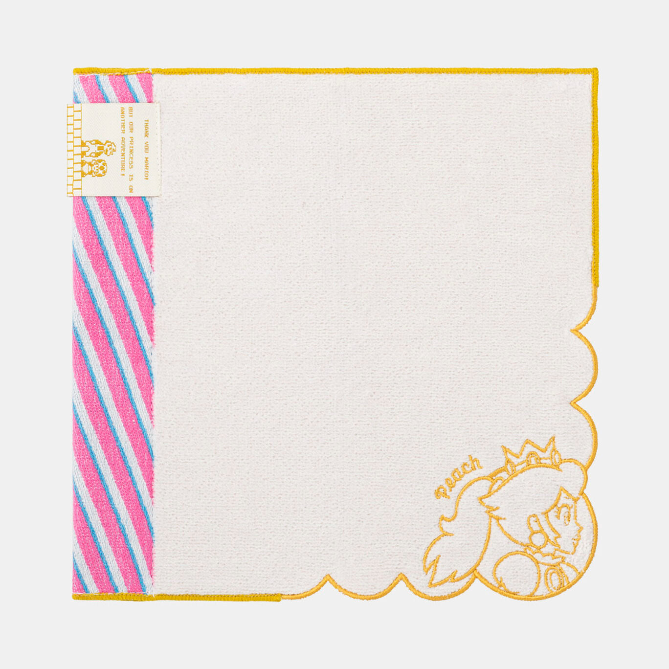 Nintendo Super Mario Princess Peach Towel Handkerchief