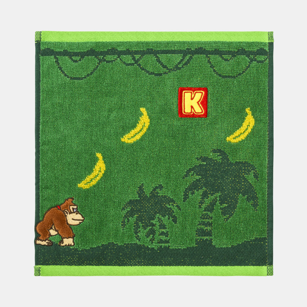 Nintendo Donkey Kong Hand Towel Green