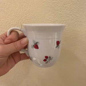 Strawberry Porcelain Mug - Afternoon Tea Limited