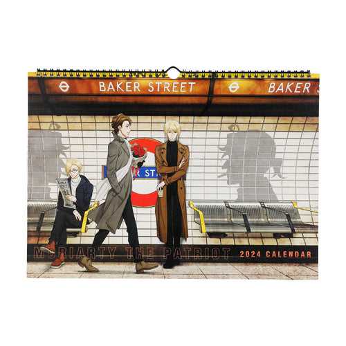 Anime Calendar 2024 A3 Size (Moriarty the Patriot)- Jump Shop Limited Edition
