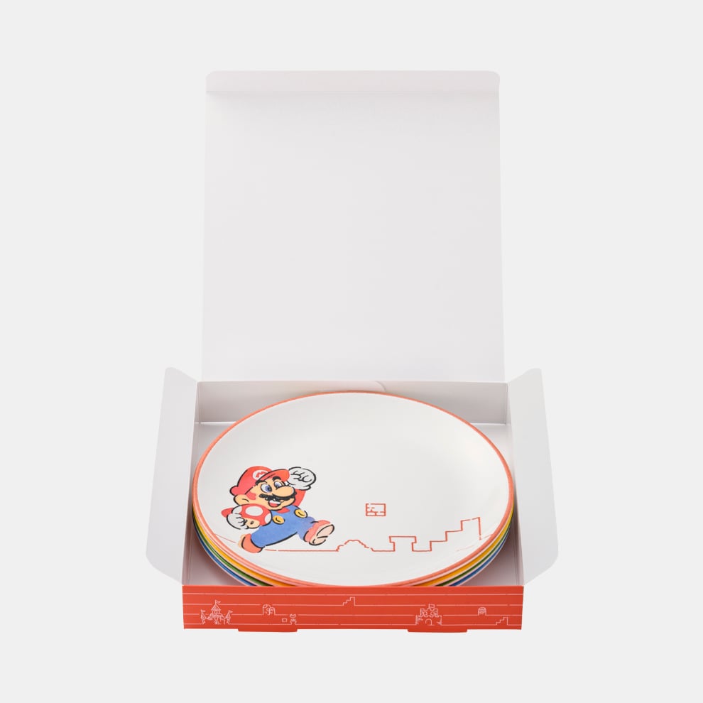 Nintendo Super Mario Family Life Melamine Plate Set BC_NSJ_8_ACAB2
