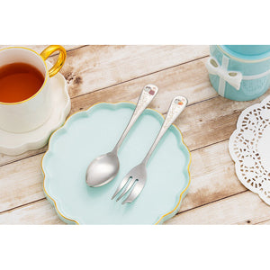 Koupen chan Stainless Tea Time Spoon & Fork Set