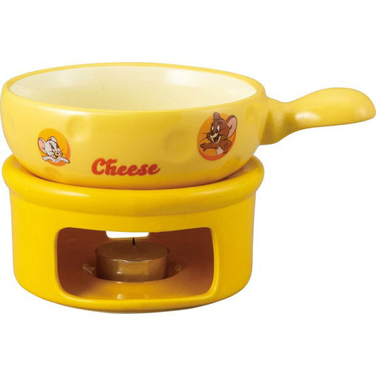 Tom and Jerry Ceramic Cheese Fondue Set with Stand 370ml