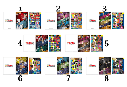 Conan 30th Anniversary Sticker & Clear File Set (8 types in total)