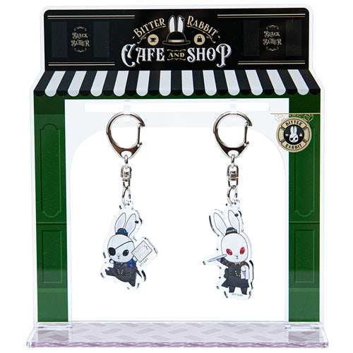 Acrylic Stand with 2 Acrylic Keychain Set - Kuroshitsuji Cafe & Shop Edition