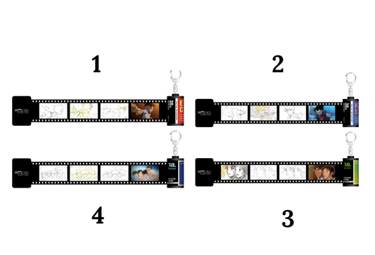 Conan 30th Anniversary Pullable film keychain (4 types in total)