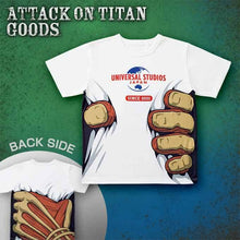 قم بتحميل الصورة في عارض الصور، Attack on Titan T-shirt (L size) - Universal Studio Japan Limited Edition