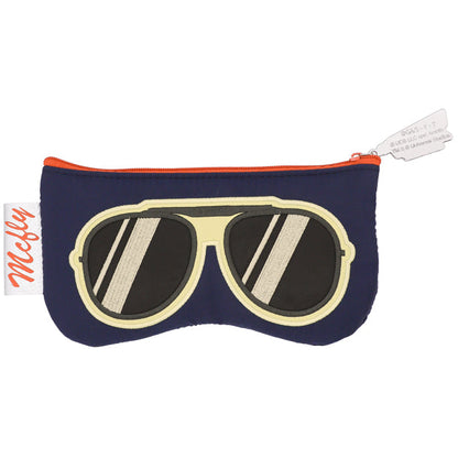 Detective Conan Back to the Future Pouch and Cleaning Cloth Set