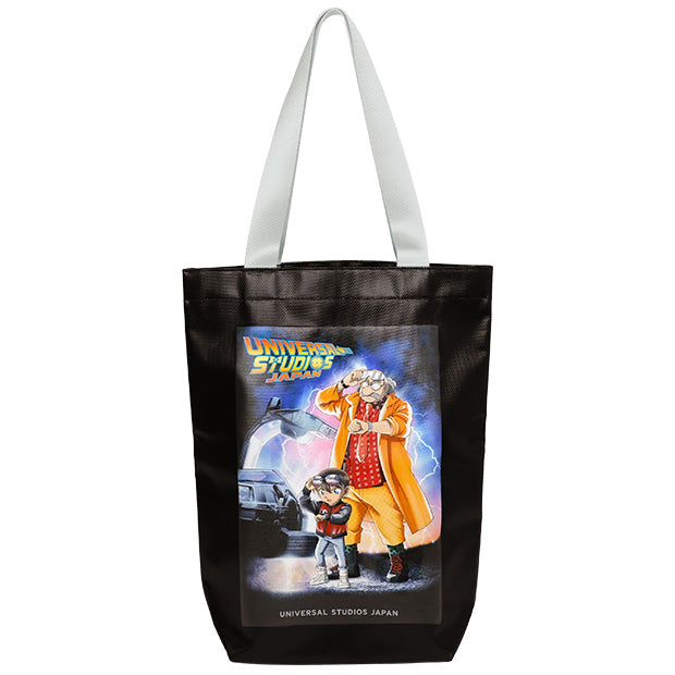 Detective Conan Back to the Future Tote Bag