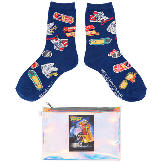 Detective Conan Back to the Future Socks with Pouch