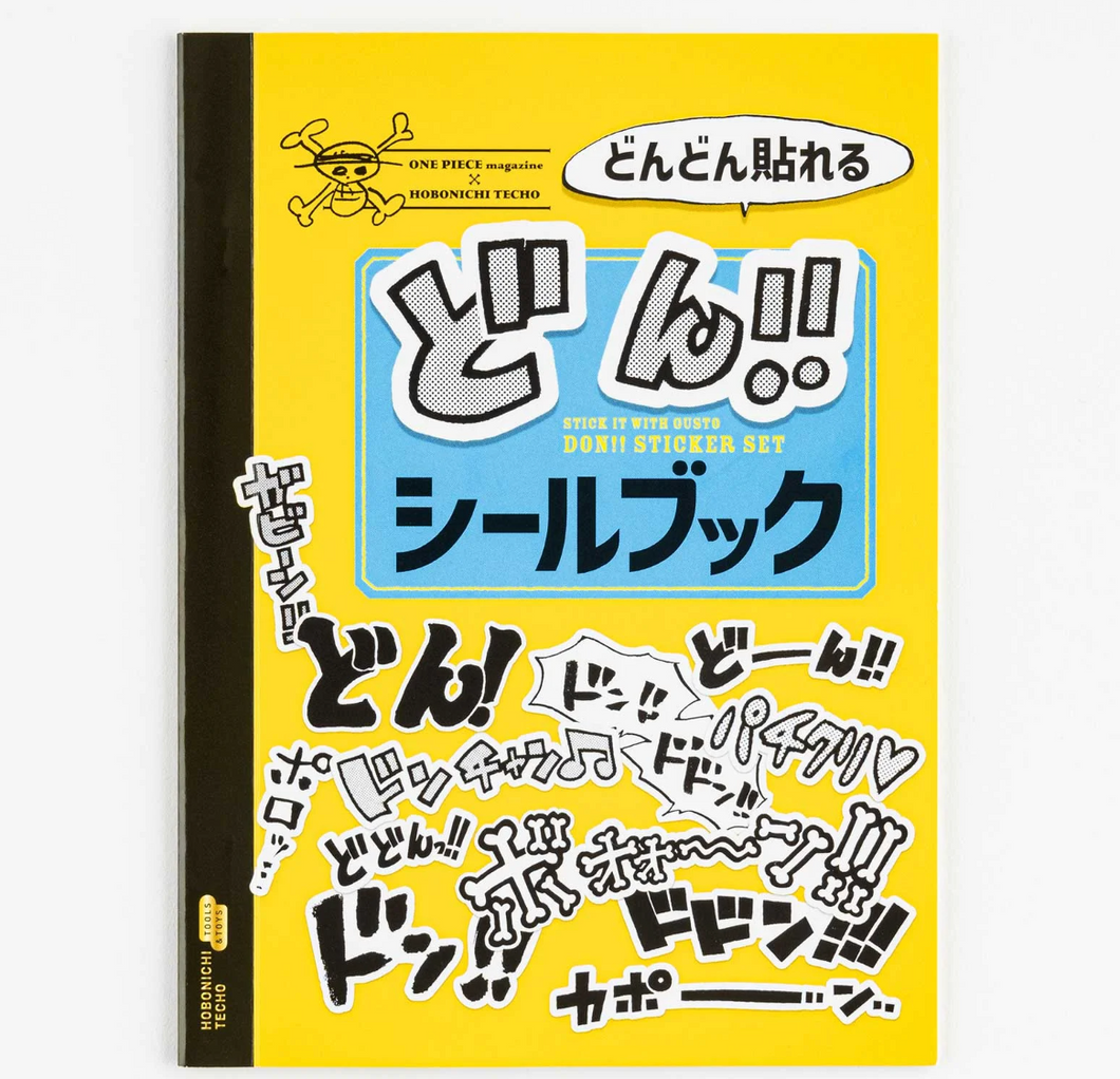 One Piece x Hobonichi Original Sticker Book