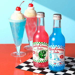 Japanese Retro Blue Cream Soda 245ml