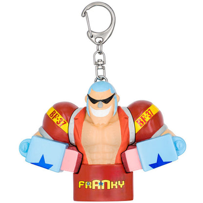 ONE PIECE Franky Nipple Light Keychain