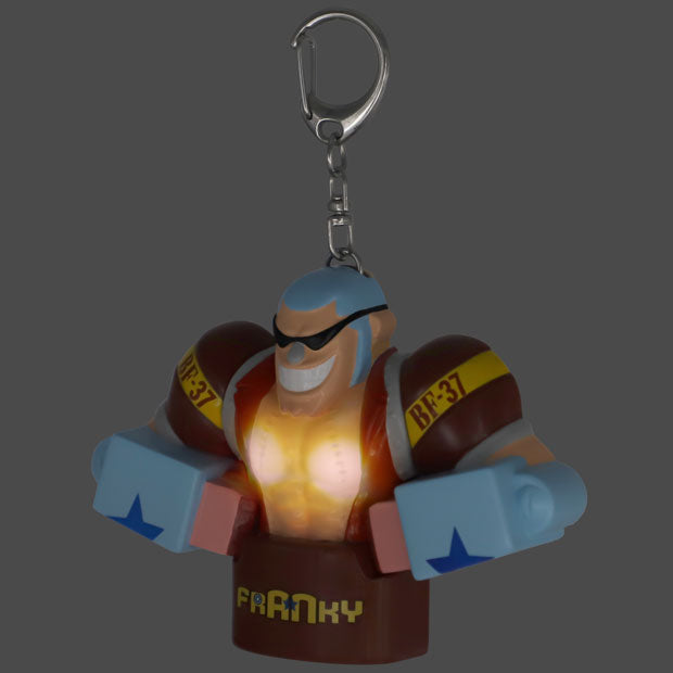 ONE PIECE Franky Nipple Light Keychain