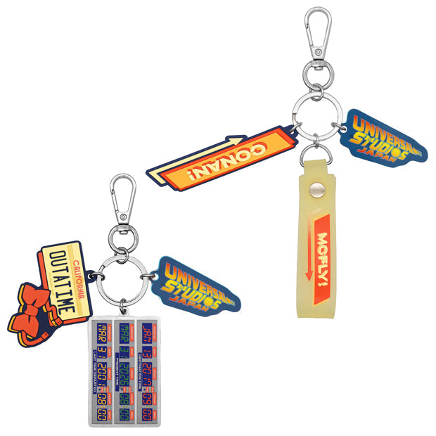 Detective Conan Back to the Future Blind Box Keychain 7 Designs