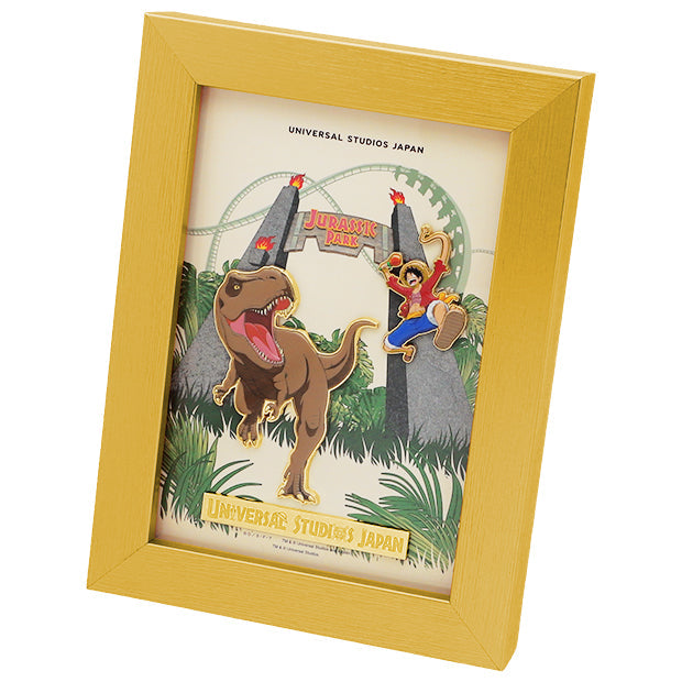 ONE PIECE Jurassic World Framed Pin Badge Set 2-Pack