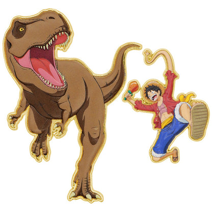 ONE PIECE Jurassic World Framed Pin Badge Set 2-Pack