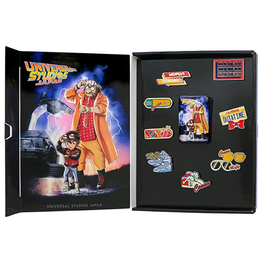 Detective Conan Back to the Future Badge Set with Display Box 9-Pack