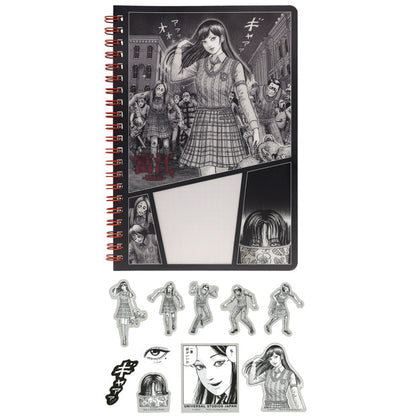 Tomie Notebook and Sticker Set