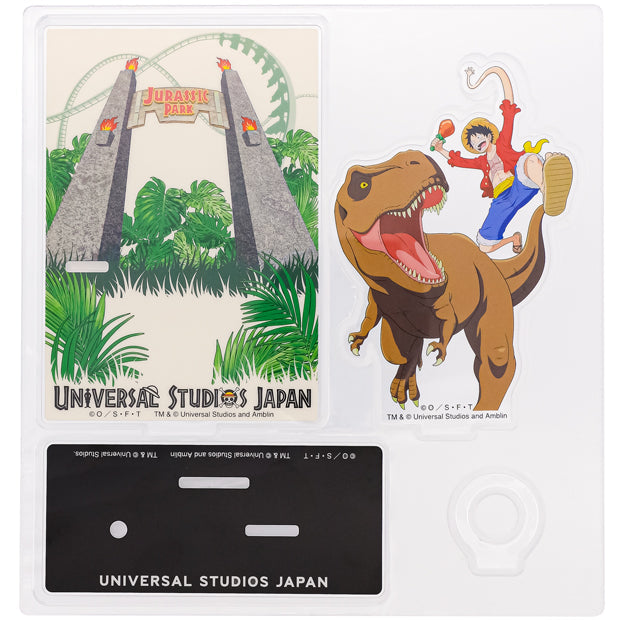 ONE PIECE Jurassic World Acrylic Pen Stand with Ballpoint Pen