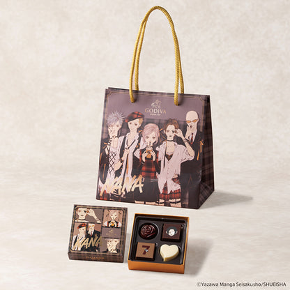 GODIVA Nana Collection Chocolate Assortment 4 Pieces With Gift Bag