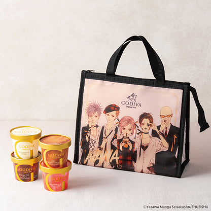 GODIVA NANA Collection Ice Cream Assortment 4 Pieces With Cooler Bag