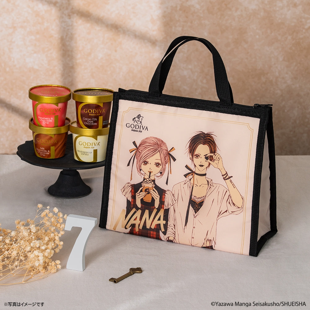 GODIVA NANA Collection Ice Cream Assortment 4 Pieces With Cooler Bag