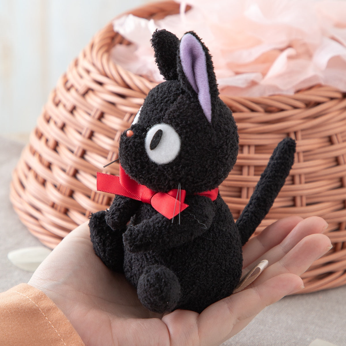 Sun Arrow Kiki's Delivery Service Jiji Plush Toy 5.1-Inch Hand-Sized