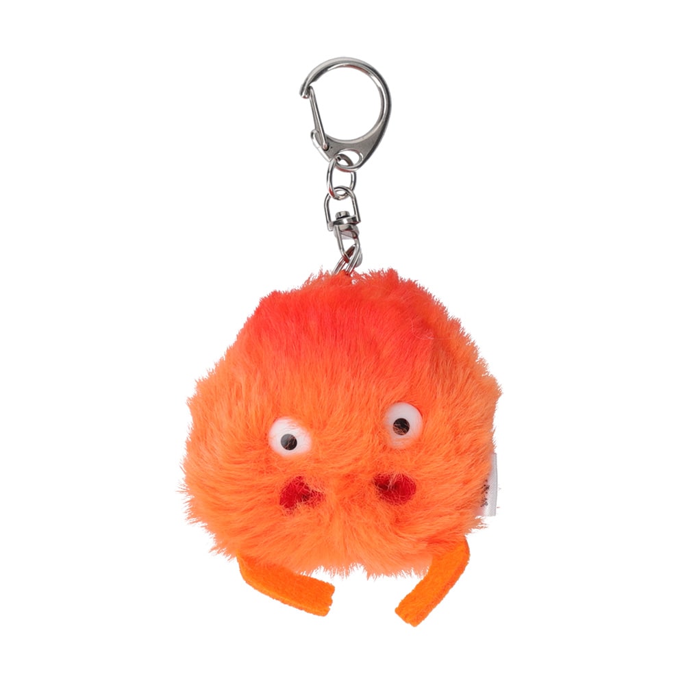 Studio Ghibli Howl's Moving Castle Calcifer Fluffy Keychain Plush