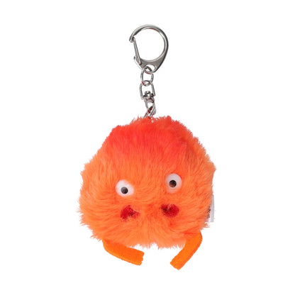 Studio Ghibli Howl's Moving Castle Calcifer Fluffy Keychain Plush