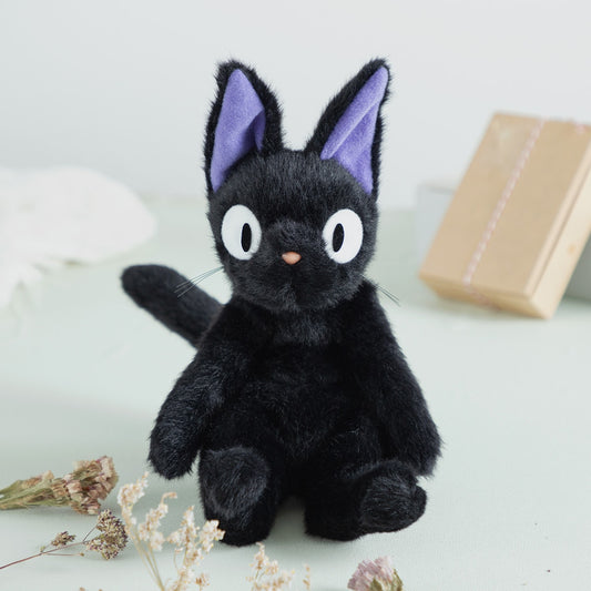 Kiki's Delivery Service Fluffy Jiji Sitting Plush Toy S
