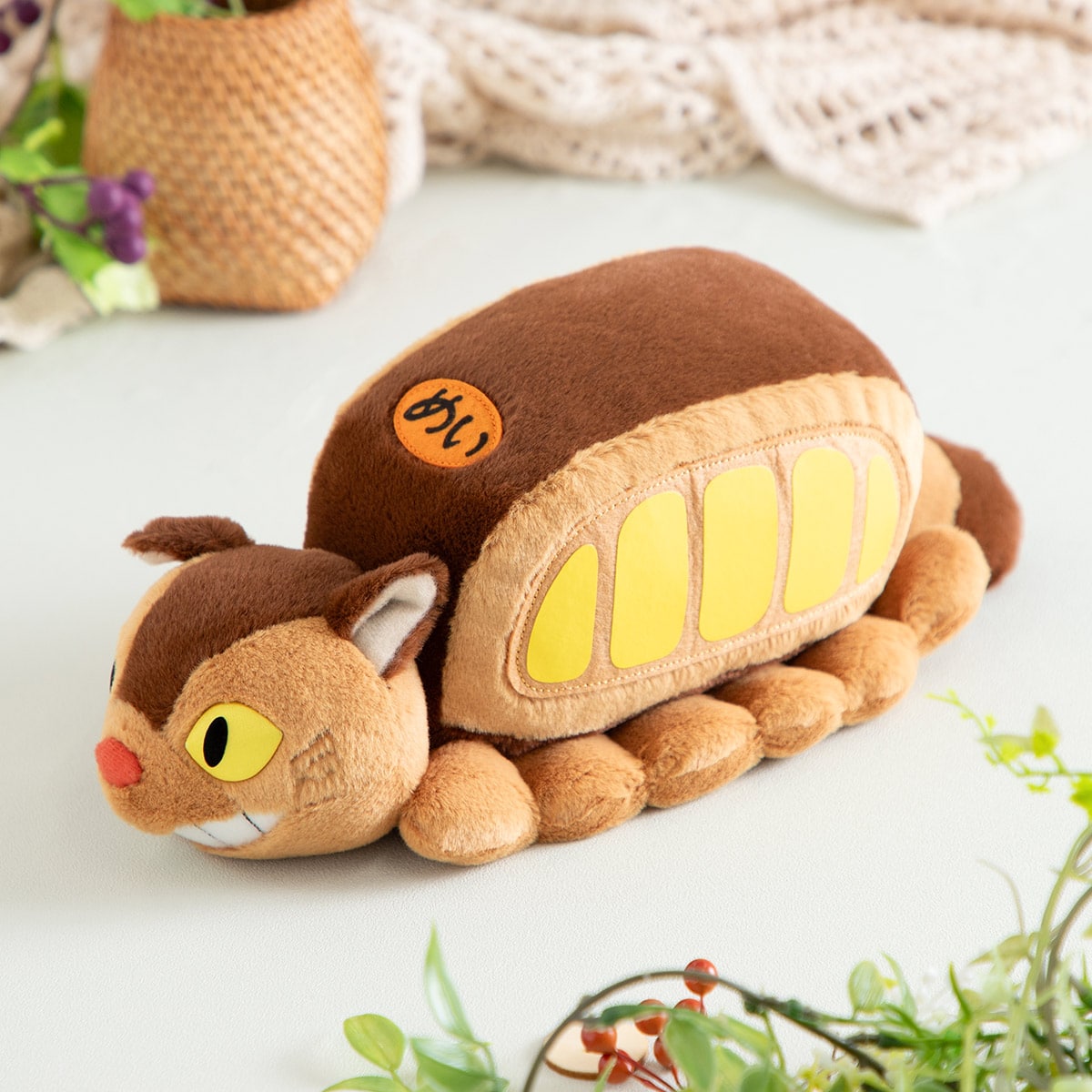 Studio Ghibli My Neighbor Totoro Komorebi Catbus Plush Toy 11.4-Inch
