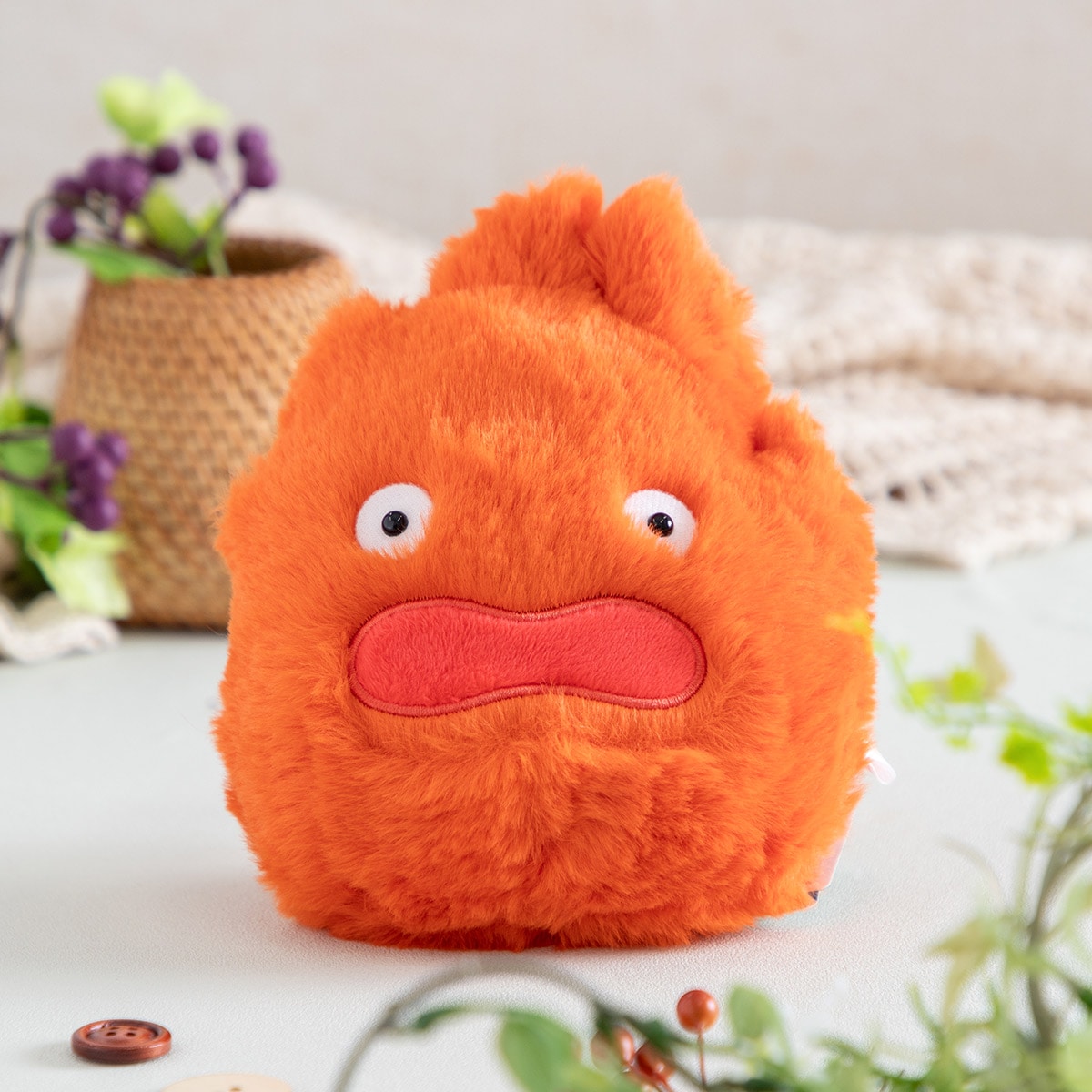 Studio Ghibli Howl's Moving Castle Komorebi Calcifer Plush Toy