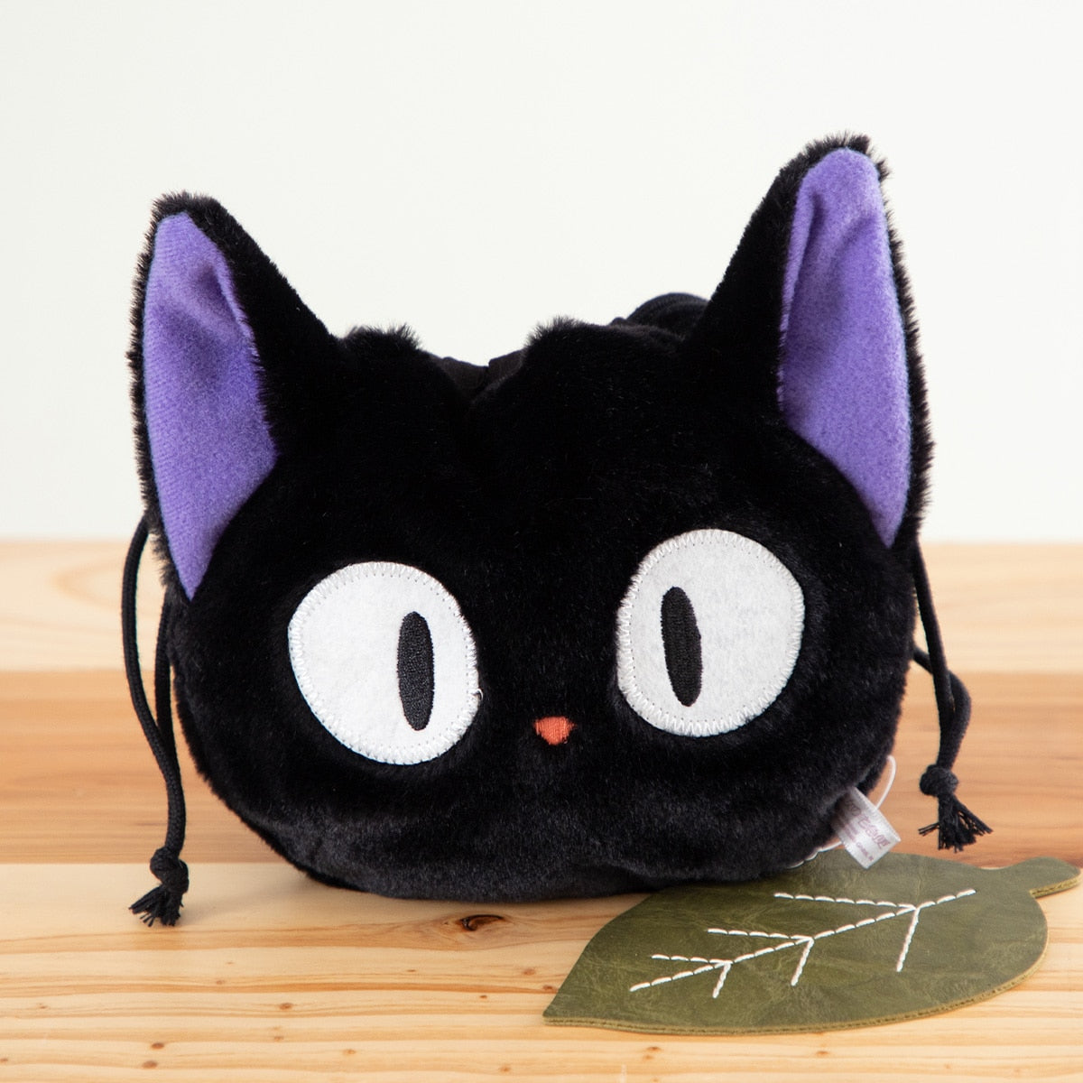 Studio Ghibli Kiki's Delivery Service Jiji Drawstring Pouch Soft Plush