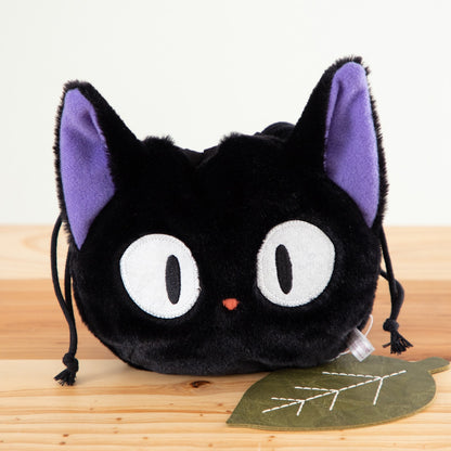 Studio Ghibli Kiki's Delivery Service Jiji Drawstring Pouch Soft Plush