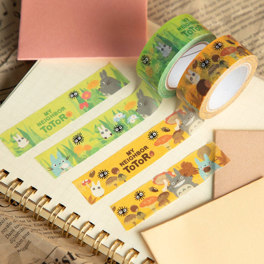 My Neighbor Totoro Masking Tape Nohara Pattern 2 Pack