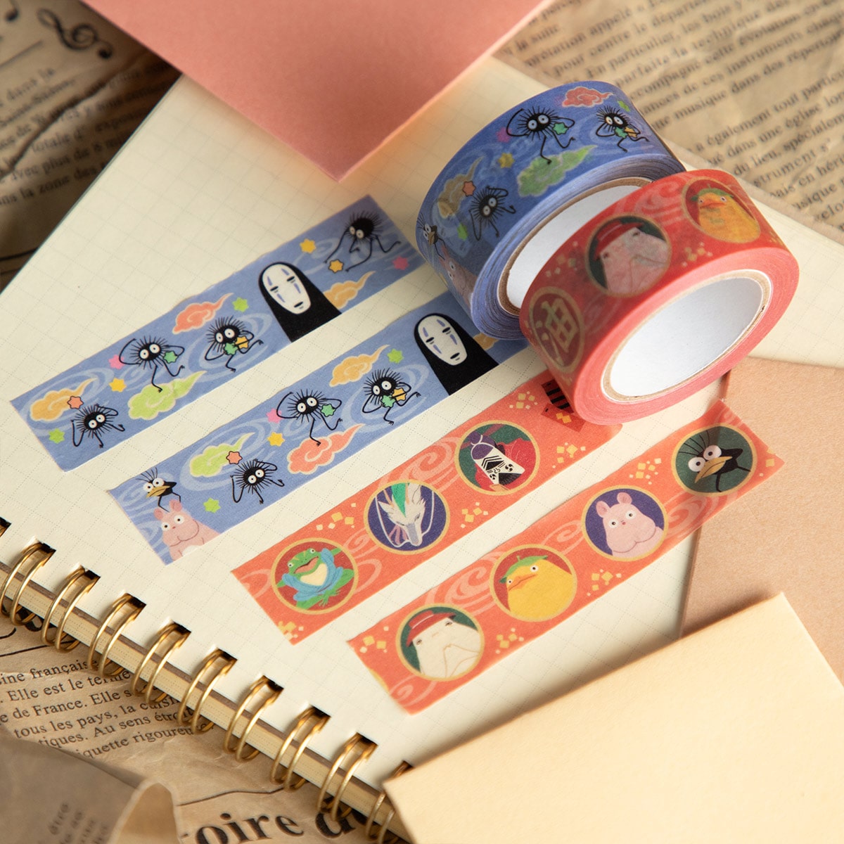 Spirited Away Masking Tape Konpeito Pattern 2-Piece Set