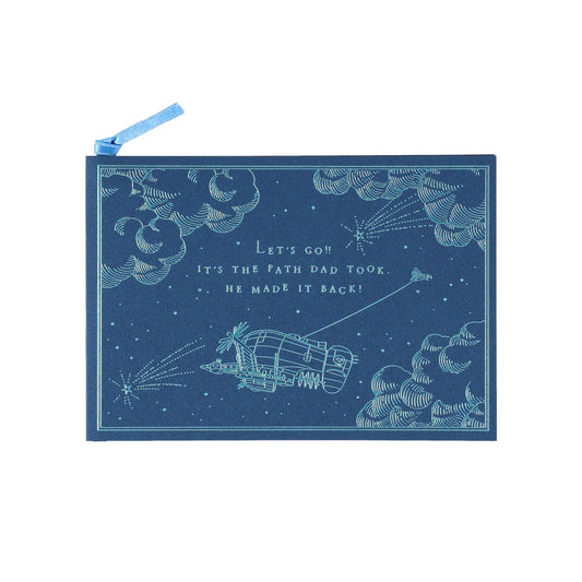 Laputa: Castle in the Sky Night Sky Pattern Greeting Card - Studio Ghibli