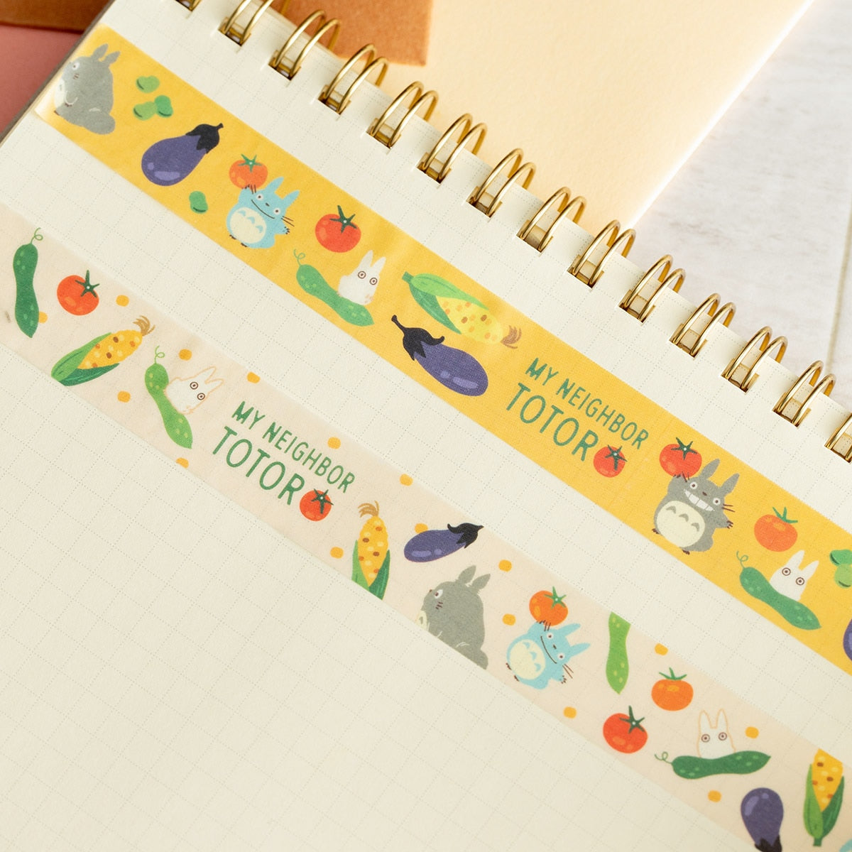 My Neighbor Totoro Masking Tape Vegetable Pattern Set 2 Rolls