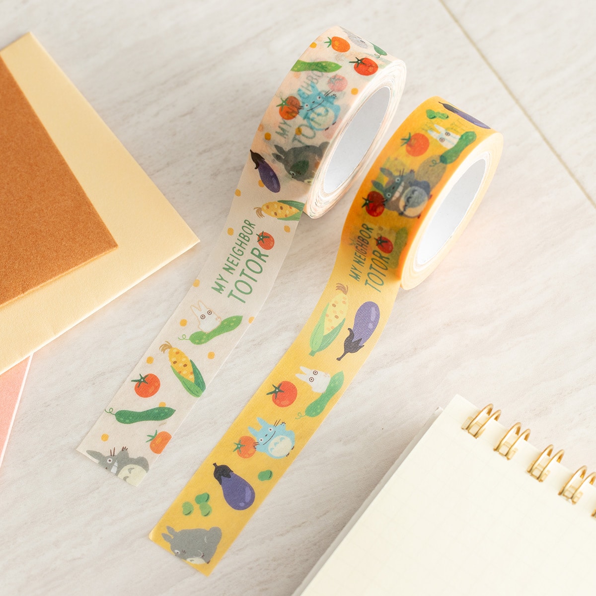 My Neighbor Totoro Masking Tape Vegetable Pattern Set 2 Rolls