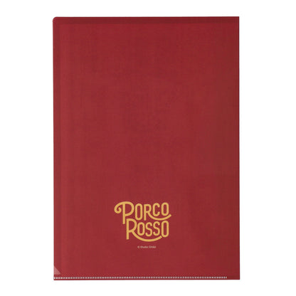 Porco Rosso Clear File Retro Frame A4 Stationery