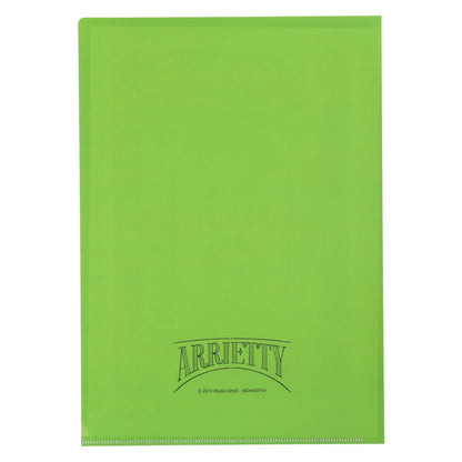 Movic The Borrower Arrietty Clear File Retro Frame A4