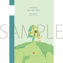 قم بتحميل الصورة في عارض الصور، Laputa: Castle in the Sky B6 Notebook Robot Soldier Graphic - Ghibli Studio