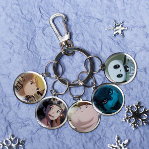 The IMAGINARY 5 Medal Keychain - Studio Ghibli